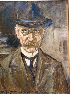 Selbstporträt of Friedrich Eckenfelder by Friedrich Eckenfelder