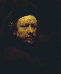 Self-portrait aged 51 by Rembrandt