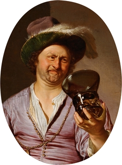 Self-portrait as a Merry Toper by Frans van Mieris the Elder