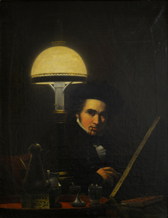 Self portrait by Petrus van Schendel