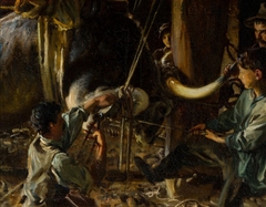 Shoeing the Ox by John Singer Sargent