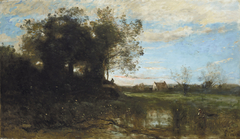 Souvenir des dunes de Dunkerque by Jean-Baptiste-Camille Corot