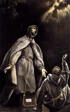 St Francis's Vision of the Flaming Torch by El Greco