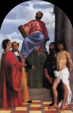 St. Mark Enthroned by Titian