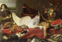 Still life with a Swan by Frans Snyders