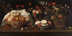 Still Life with Flowers and Sweets by Josefa de Óbidos