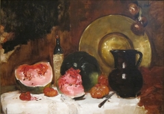 Still Life with Watermelon by Frank Duveneck