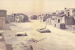 Street in the Pueblo of Oraibi, Tusayan, Arizona by De Lancey Gill