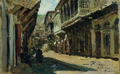 Street in Tiflis by Ilya Repin