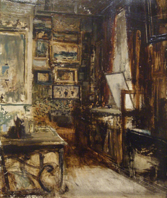 Studio's Corner, 71 boulevard de Clichy by Félix Buhot