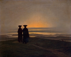 Sunset by Caspar David Friedrich