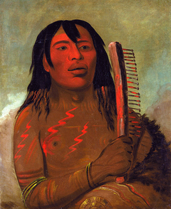 Tcha-dés-sa-ko-máh-pee, Bear's Child by George Catlin