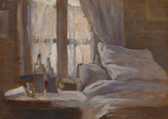 The Bedroom (La Chambre à Coucher) by Henri Eugène Le Sidaner