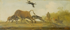 The Bull Hunt by Paulus Potter