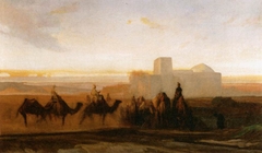 The Caravan by Alexandre-Gabriel Decamps