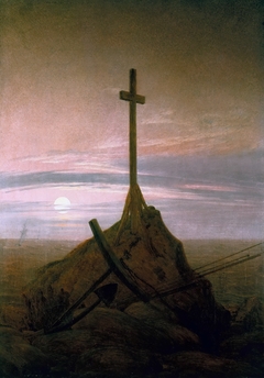 The Cross Beside The Baltic by Caspar David Friedrich