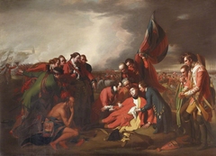 The Death of General James Wolfe (1727-1759) by Benjamin West