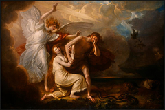 The Expulsion of Adam and Eve from Paradise by Benjamin West