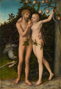 The Fall of Man by Lucas Cranach the Elder