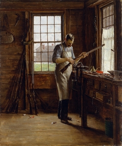 The Gunsmith Shop by Edgar Melville Ward