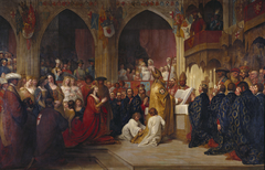 The Institution of the Order of the Garter by Benjamin West