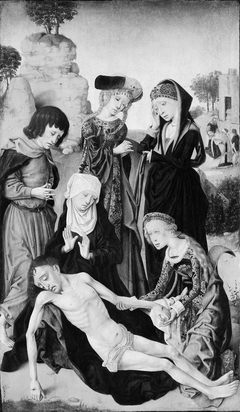 The Lamentation by Follower of the Master of the Virgin among Virgins