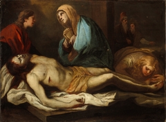 The Lamentation over the Dead Christ by Luca Giordano