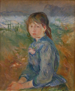 The Little Girl from Nice by Berthe Morisot