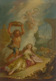 The Martyrdom of St. Catherine by Josef Adam Mölk