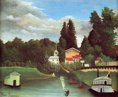 The Moulin d'Alfort by Henri Rousseau