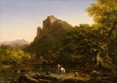 The Mountain Ford by Thomas Cole