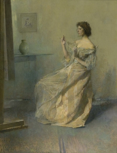 The Necklace by Thomas Wilmer Dewing