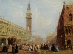 The Piazzetta, Venice by James Holland