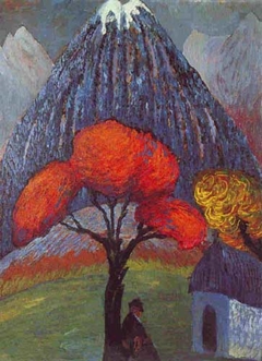 The red tree by Marianne von Werefkin