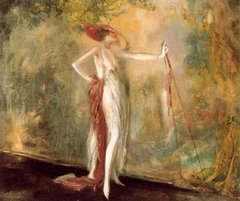 The Revue (c. 1915) by Everett Shinn