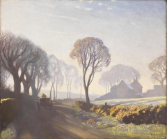 The Road, Winter Morning by George Clausen