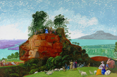 The Sermon of the Mount VI (After Claude) by David Hockney