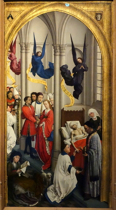 The Seven Sacraments (right panel) by Rogier van der Weyden