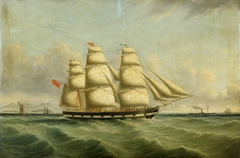 The ship Montezuma by Joseph Heard