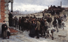 The Strike in the region of Charleroi by Robert Koehler