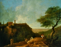 The Temple of the Sibyl, Tivoli by Richard Wilson