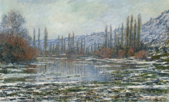 The Thaw at Vétheuil by Claude Monet