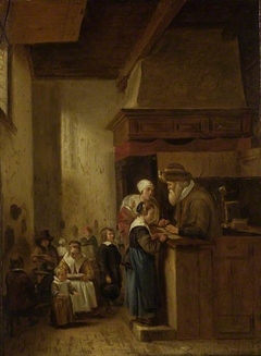 The village school by Hendrick van der Burgh