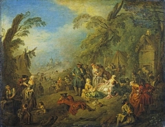 The Vivandières of Brest by Jean-Baptiste Pater