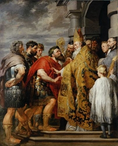 Theodosius and Saint Ambrose (Rubens) by Peter Paul Rubens