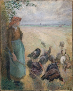 Turkey Girl by Camille Pissarro