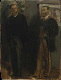 Two Men by Edgar Degas