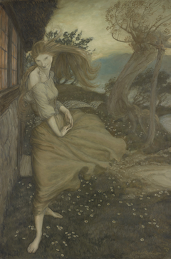 Undine at the Window by Arthur Rackham