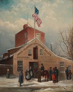 Union Volunteer Refreshment Saloon by Edward Moran