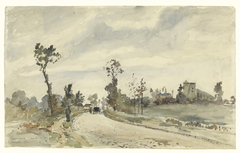 Louveciennes, Route de Saint-Germain by Camille Pissarro